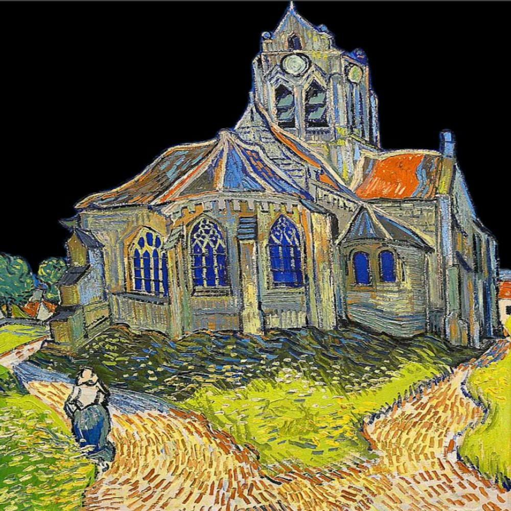 Van Gogh Church Of Saint Michel