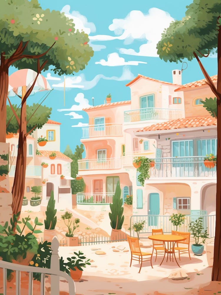 Paphos Cyprus 7 Illustration