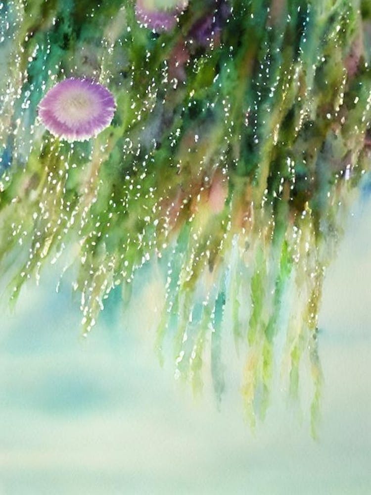 Seeanemone Märchenbuch Aquarell