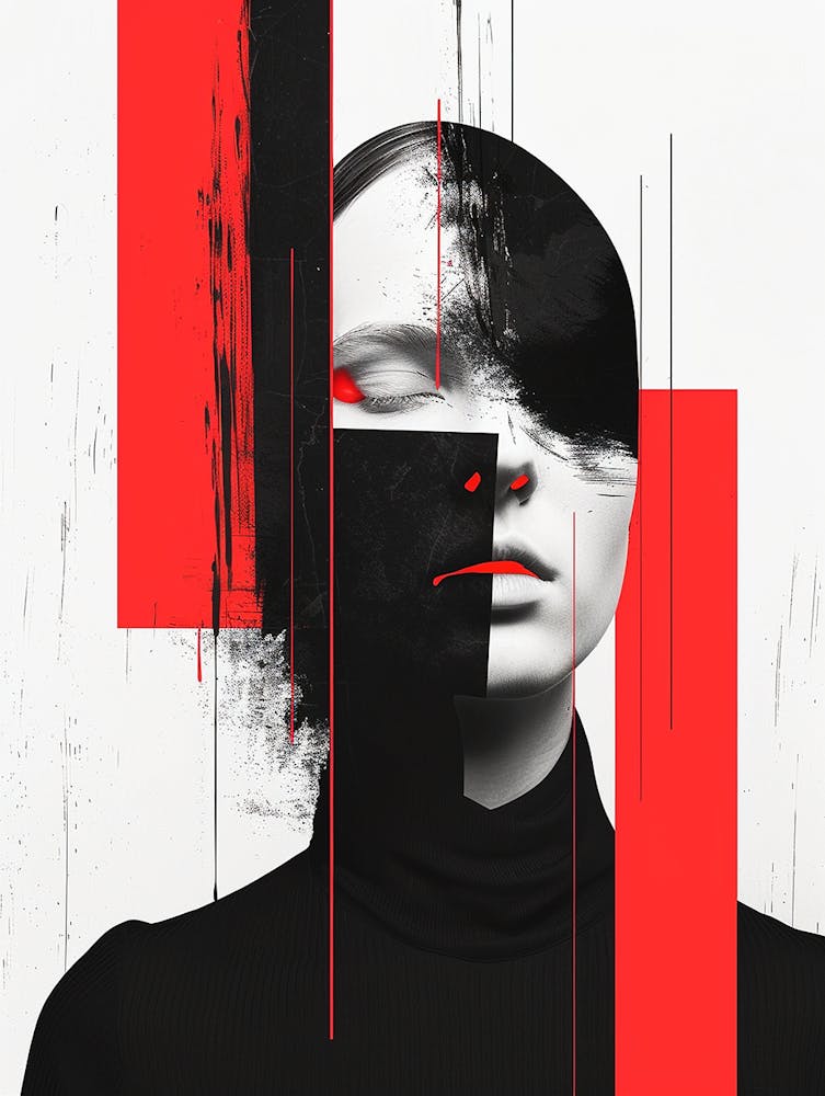 Abstract Portrait Of A Woman