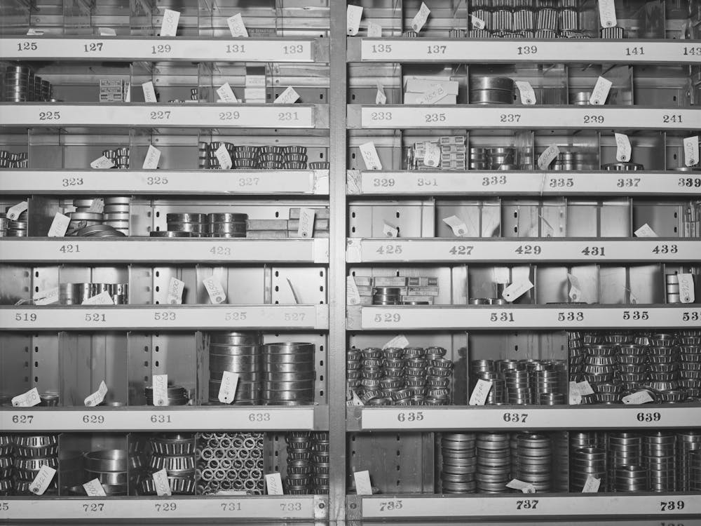Farm Equipment Parts In Stock At Agricultural Machine Warehouse, Oklahoma City, Oklahoma By Russell