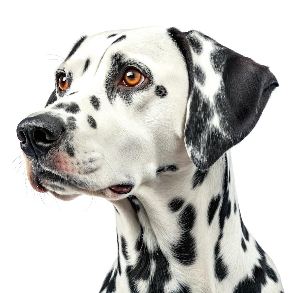 Dalmatian Dog Portrait