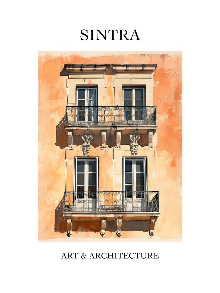 Sintra Travel And Architecture Poster 1