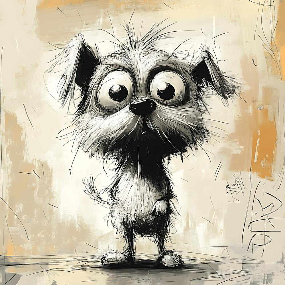 Petit Chien Aux Grands Yeux