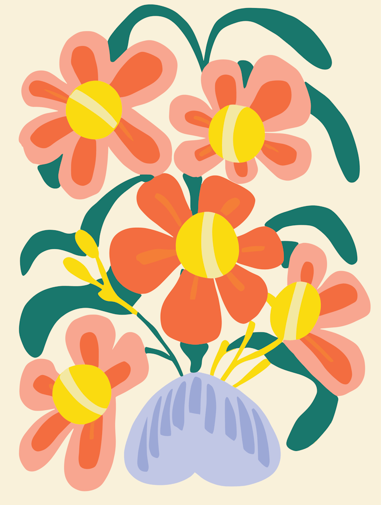 Fleurs dans un vase 26