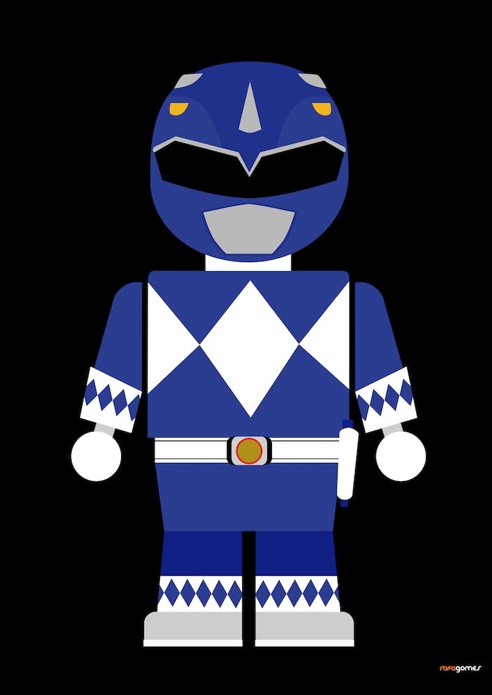 Toy Power Ranger Blue  