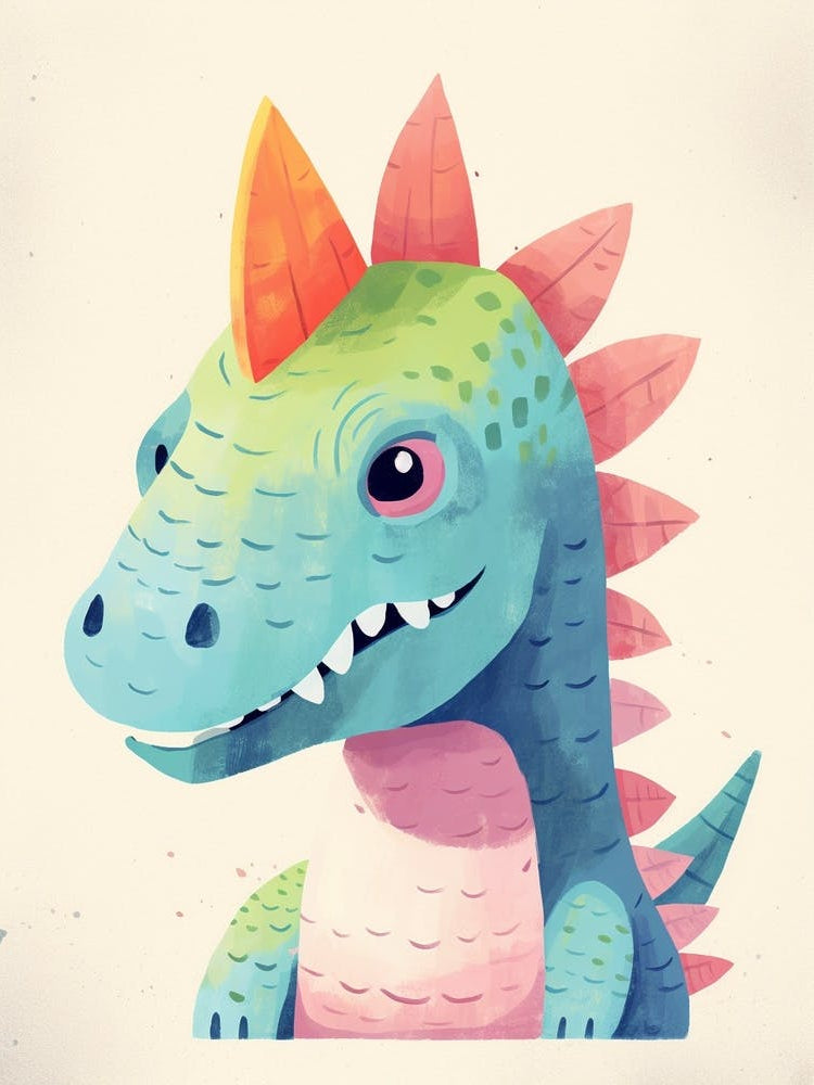 Colourful Dinosaur Einiosaurus 1