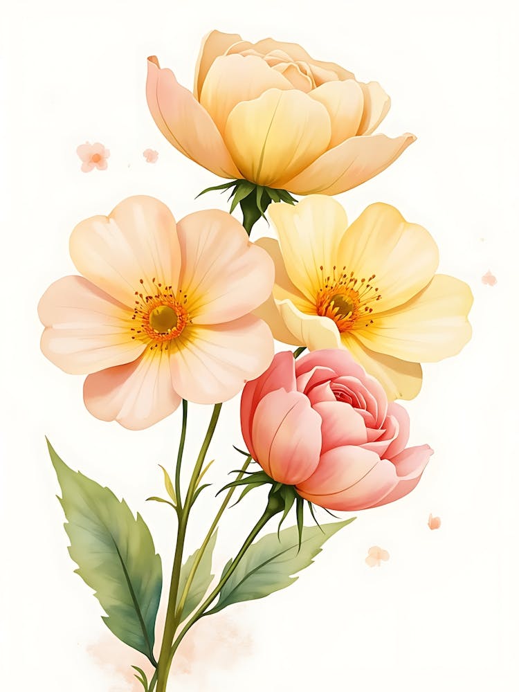 Abstract Botanical Touch For Peaceful Homes