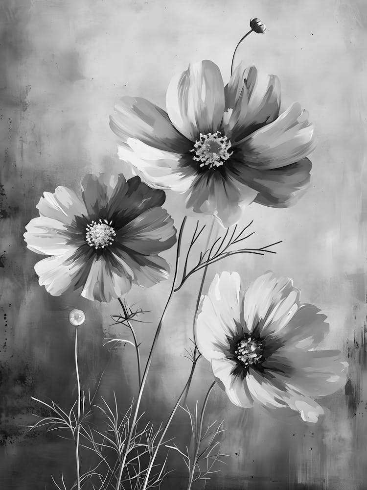 Black And White Flowers 120
