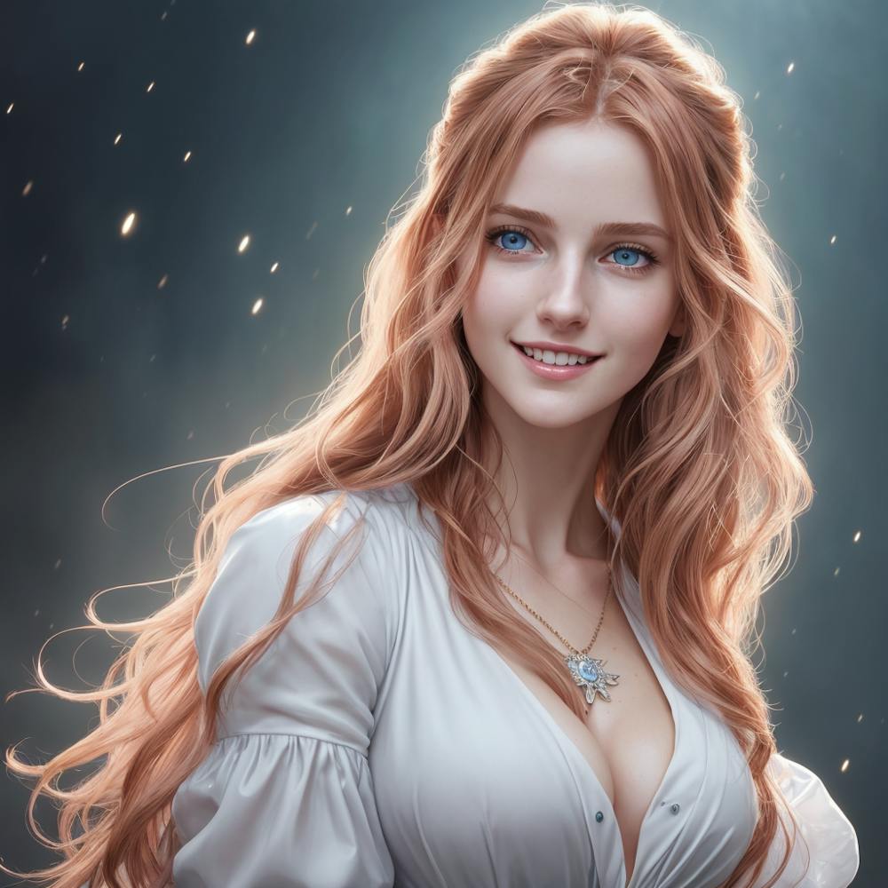 Beautiful Girl for Wall Scenery