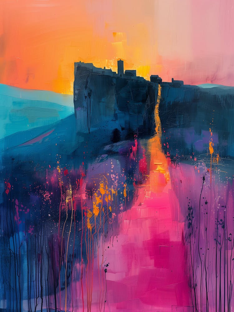 Sunset At The Castle 1