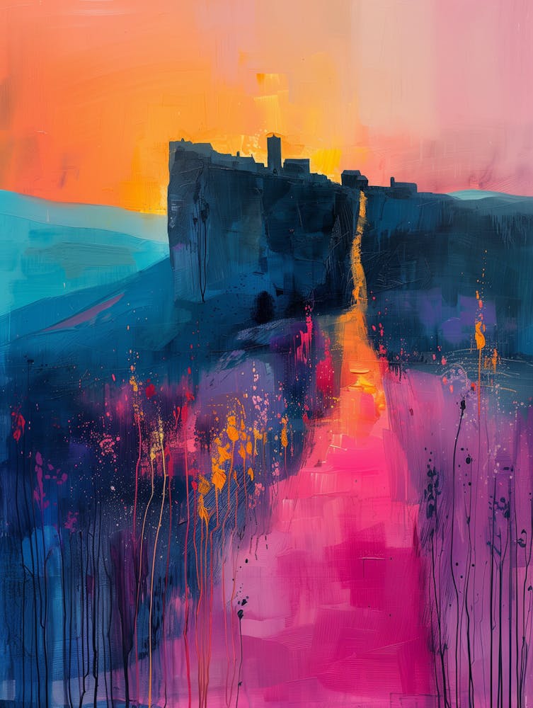 Sunset At The Castle 1