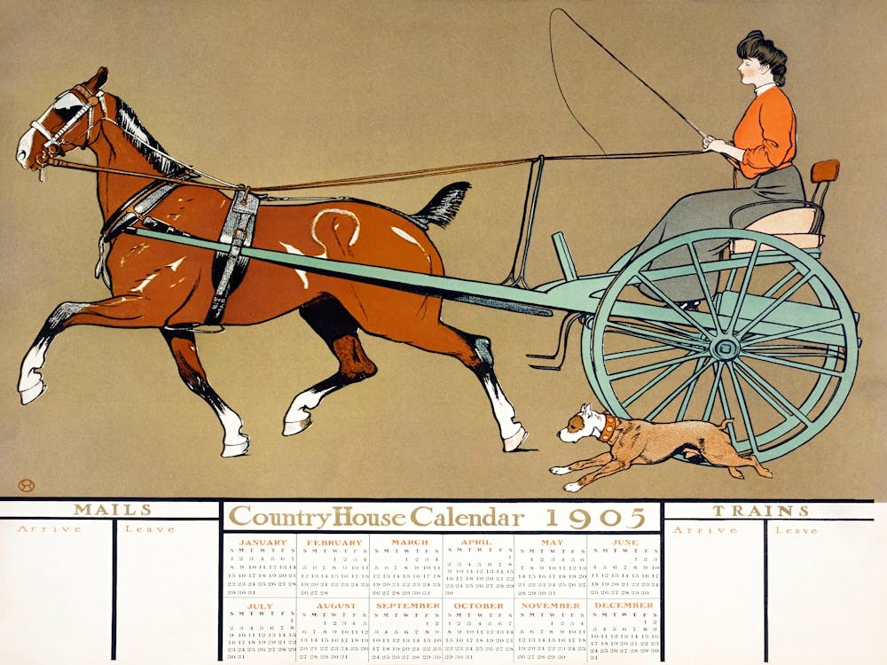 Landhaus Kalender 1905, Edward Penfield