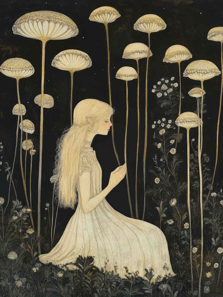 Girl In The Forest 1