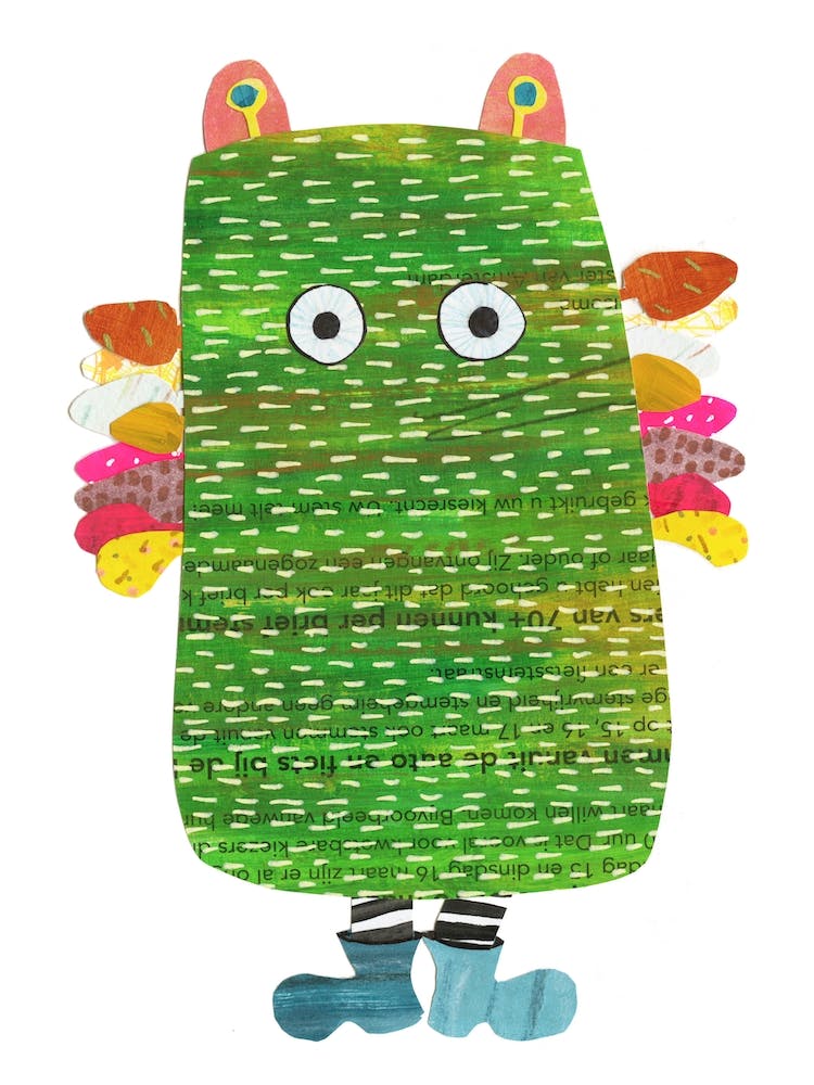 Green Monster That Is Actually Very Cute