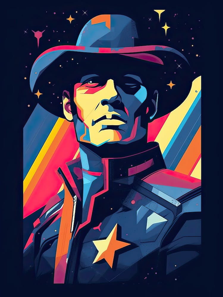 Space cowboy minimalism