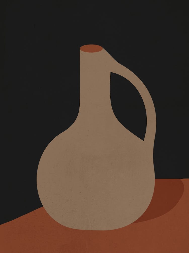 Minimalist Ceramic Vase Neutral 1