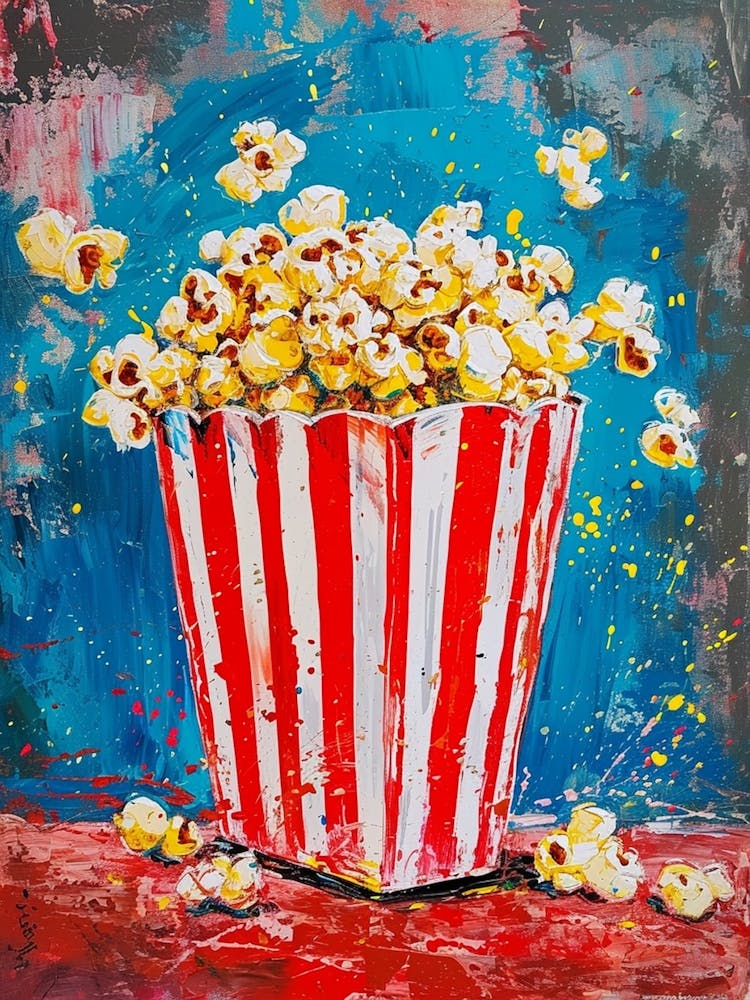 Kitsch Popcorn Brushstrokes 1