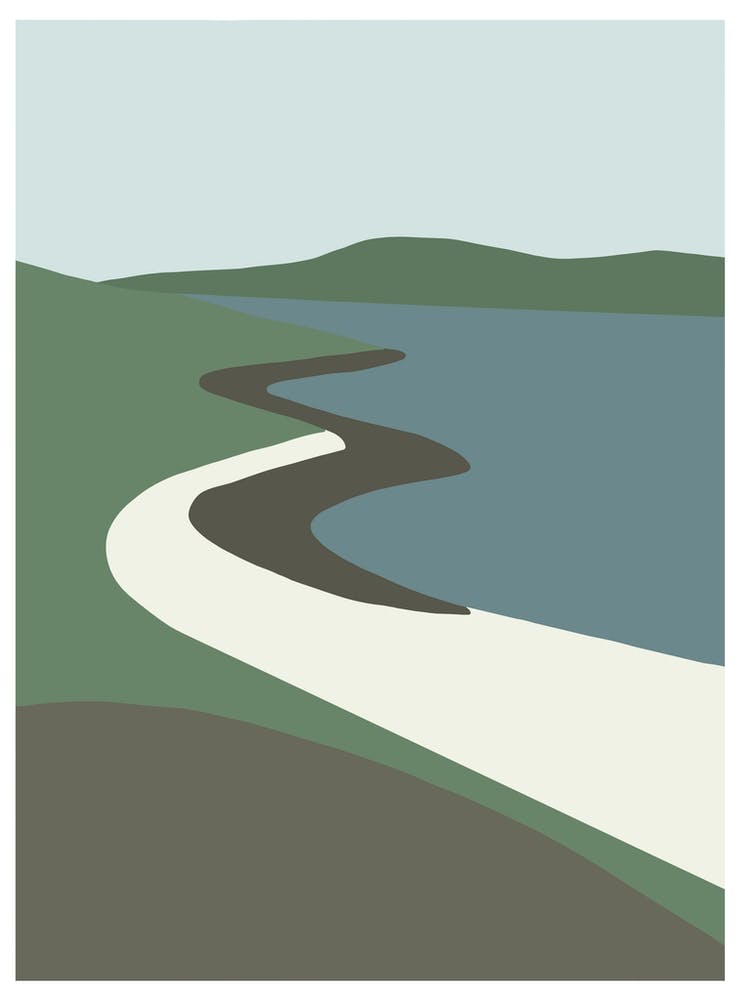  Scottish beach scene