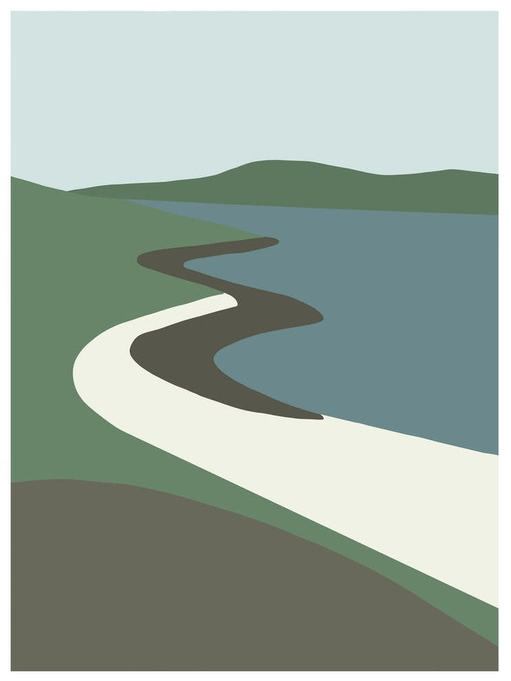  Scottish beach scene