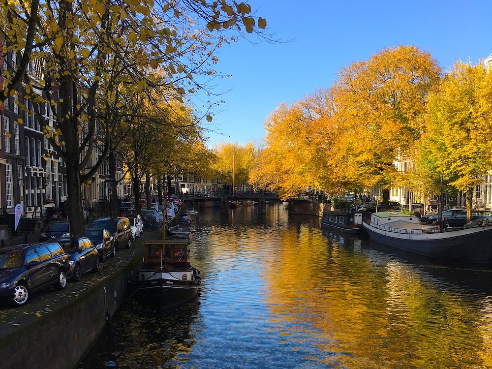 Canal in Amsterdam - Horizontal