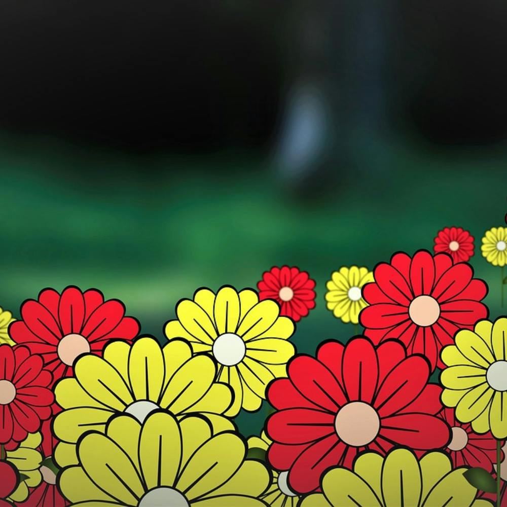 Abstract Flower Background