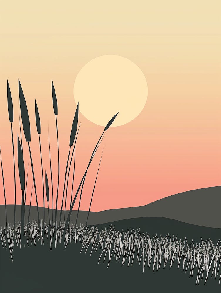 Sunset Reeds