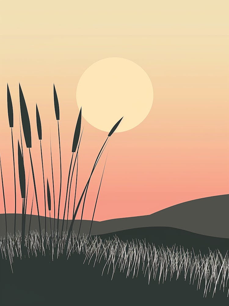 Sunset Reeds