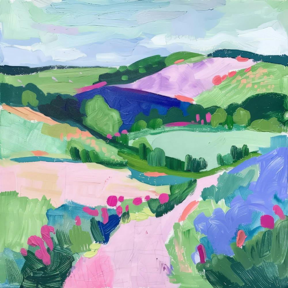 Path Through The Fields