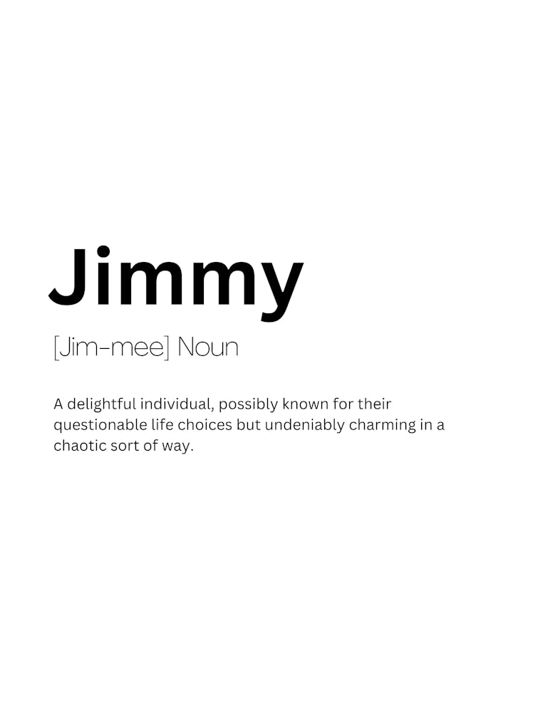 Jimmy - Définition et Signification