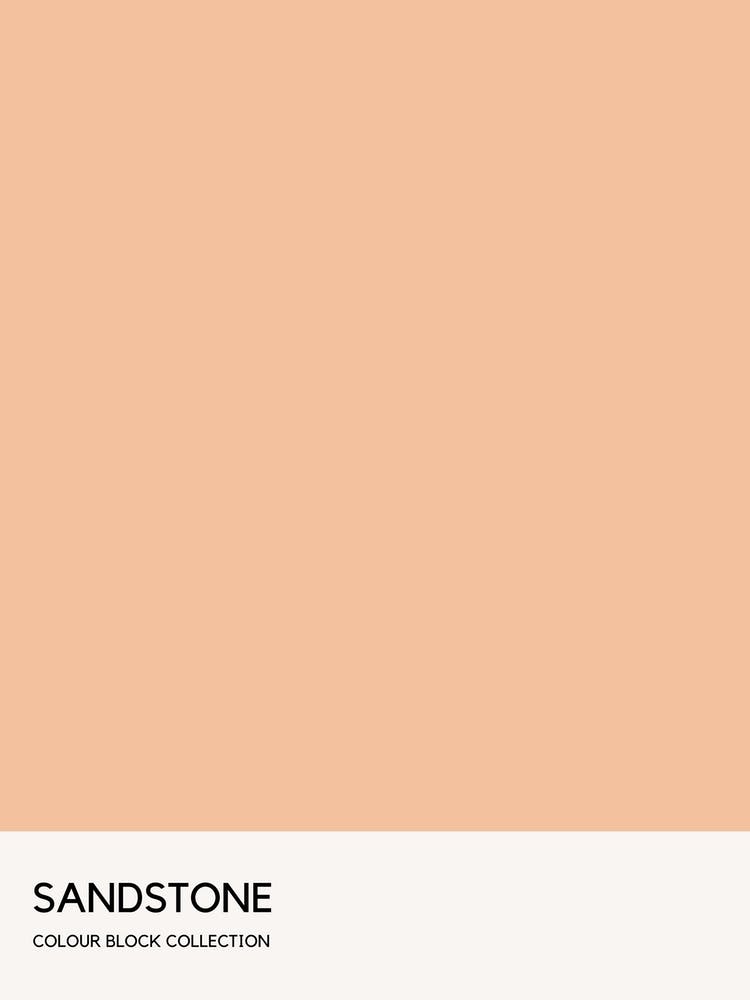 Sandstone Colour Block Poster