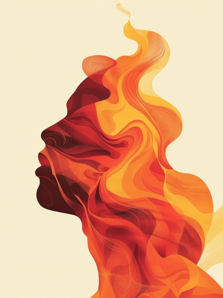 Abstract Portrait Of A Woman 76