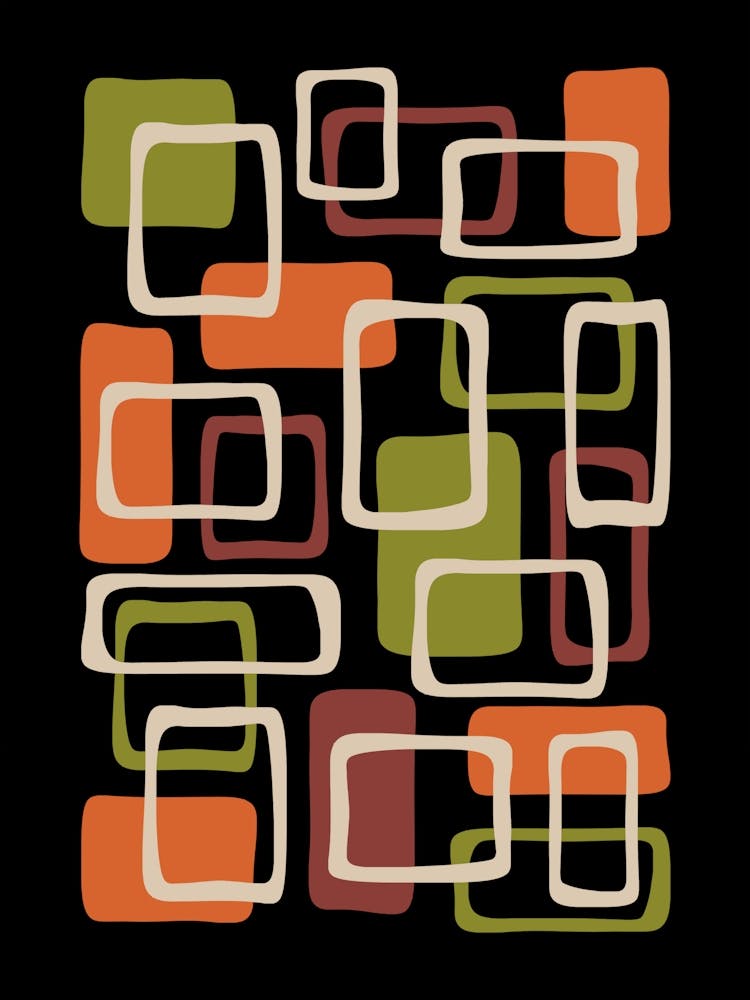 Mid Mod Abstract Composition