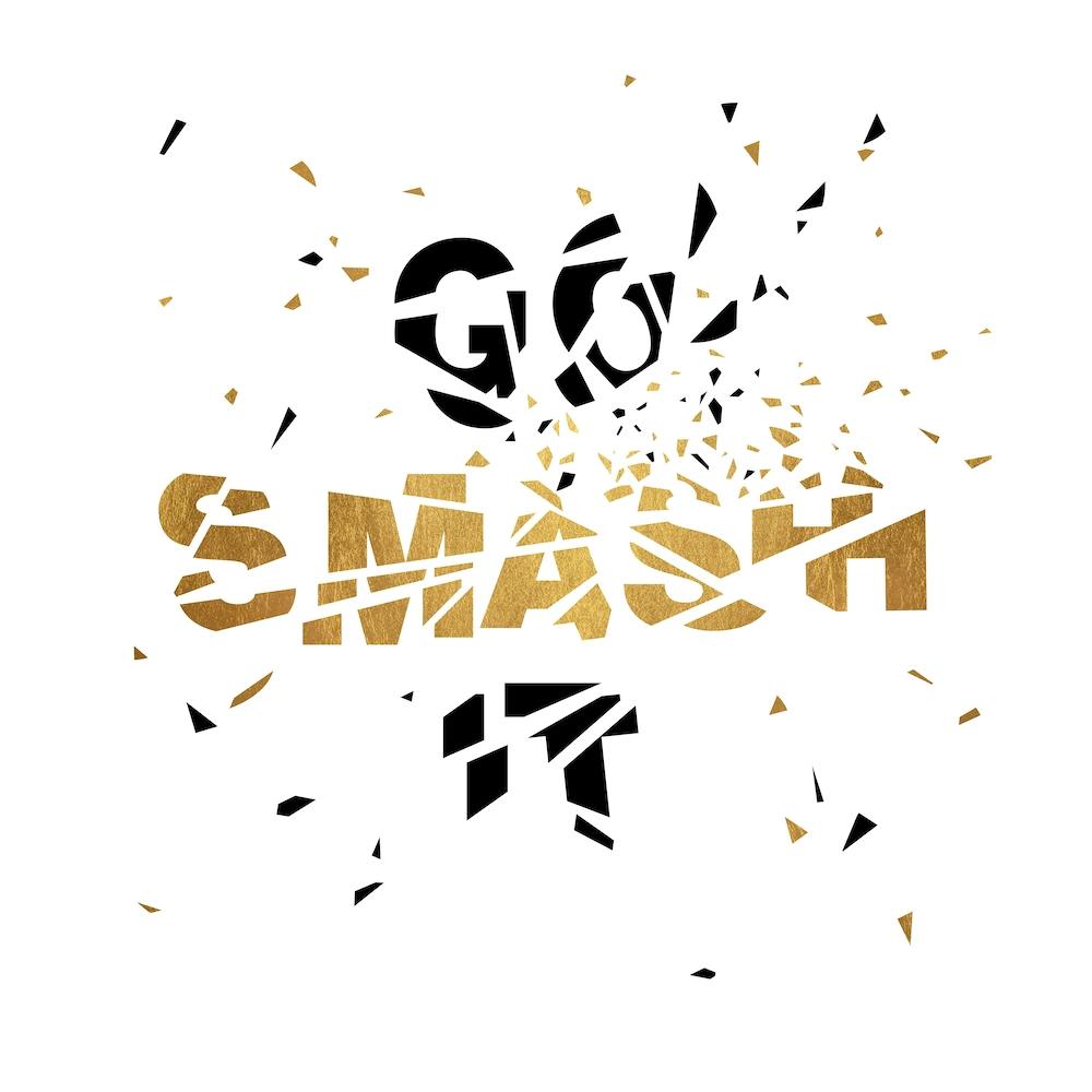 Go Smash It White And Gold