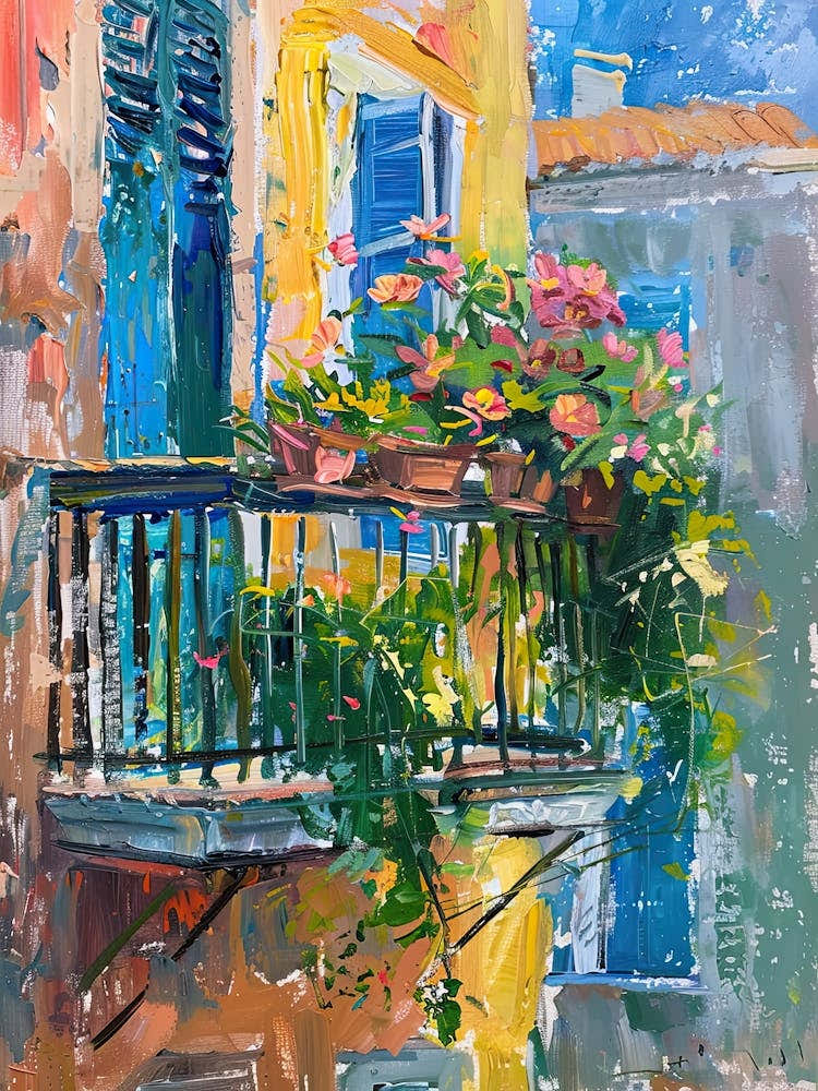 Balcony Painting In Piraeus 4