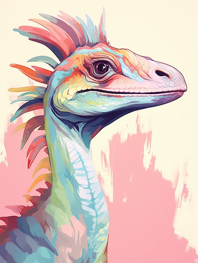 Colourful Dinosaur Troodon 1