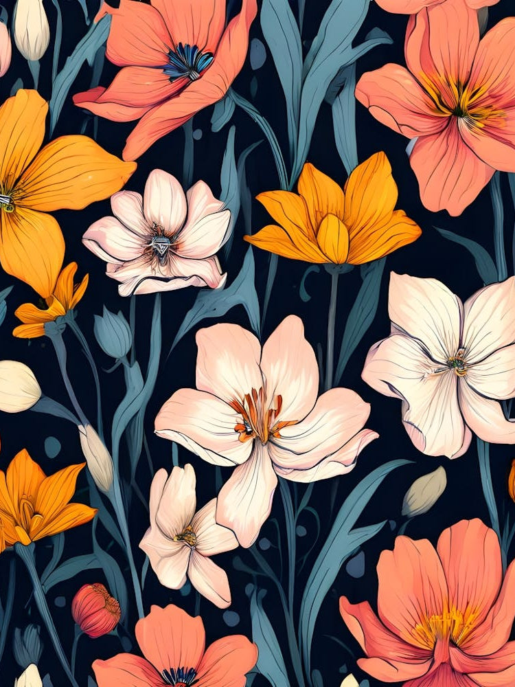 Floral Seamless Pattern 6