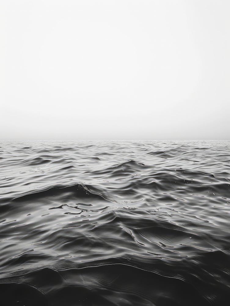 Black And White Ocean 1
