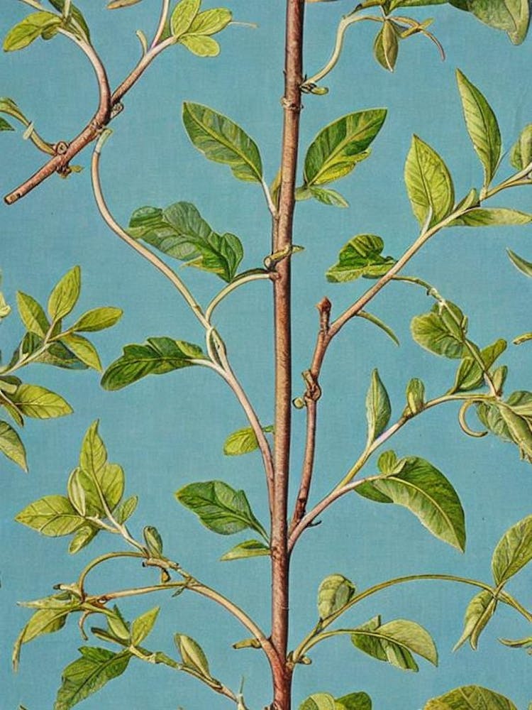 Finger Lime Vintage Botanical Fruit