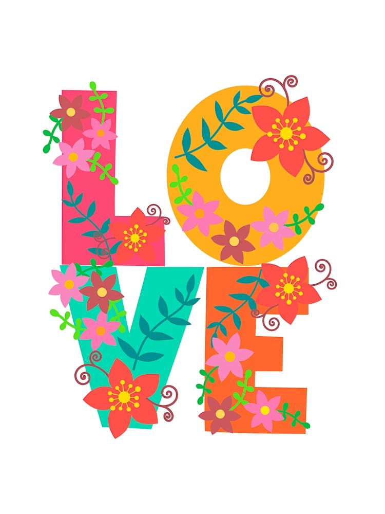 Love Typography Design