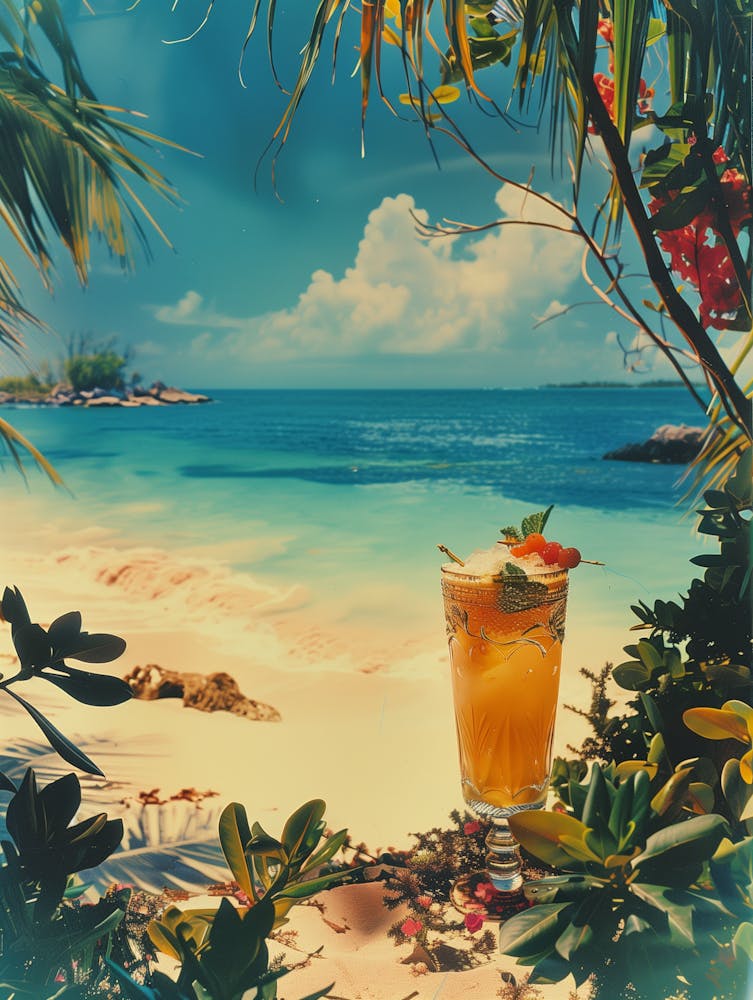 Cocktail naufragé tropical