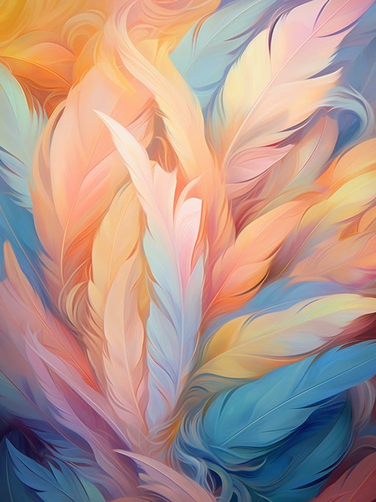 Pastel Feathers 2