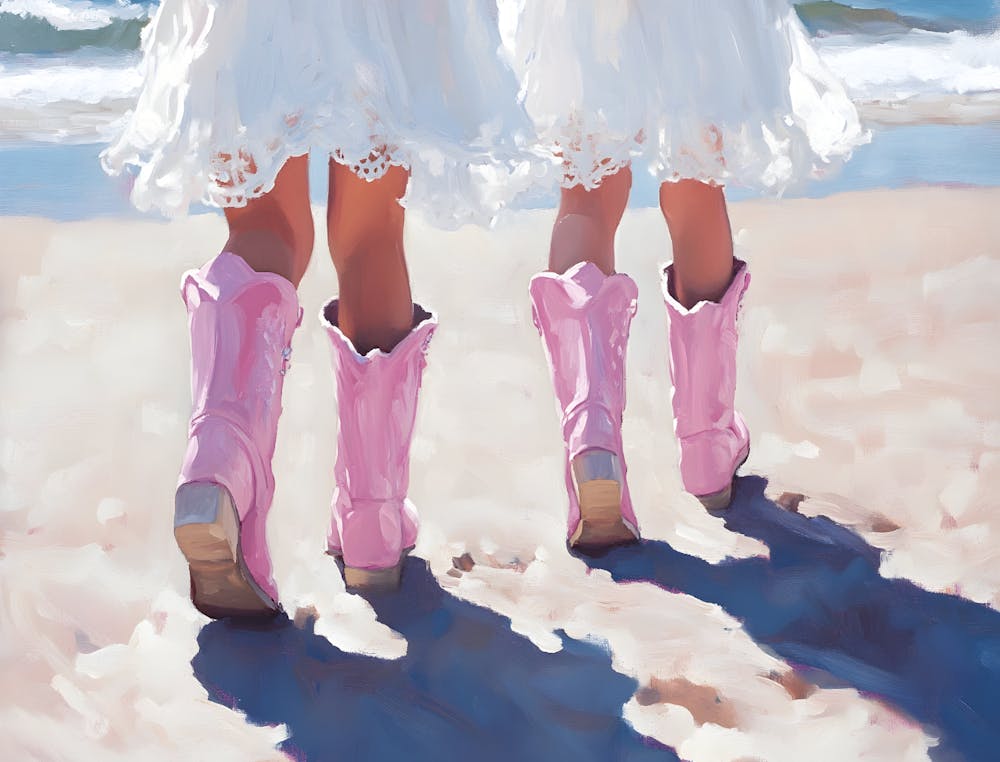 Cowgirls On The Beach