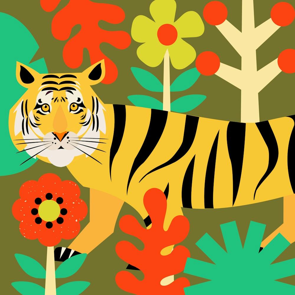 Tiger im Dschungel