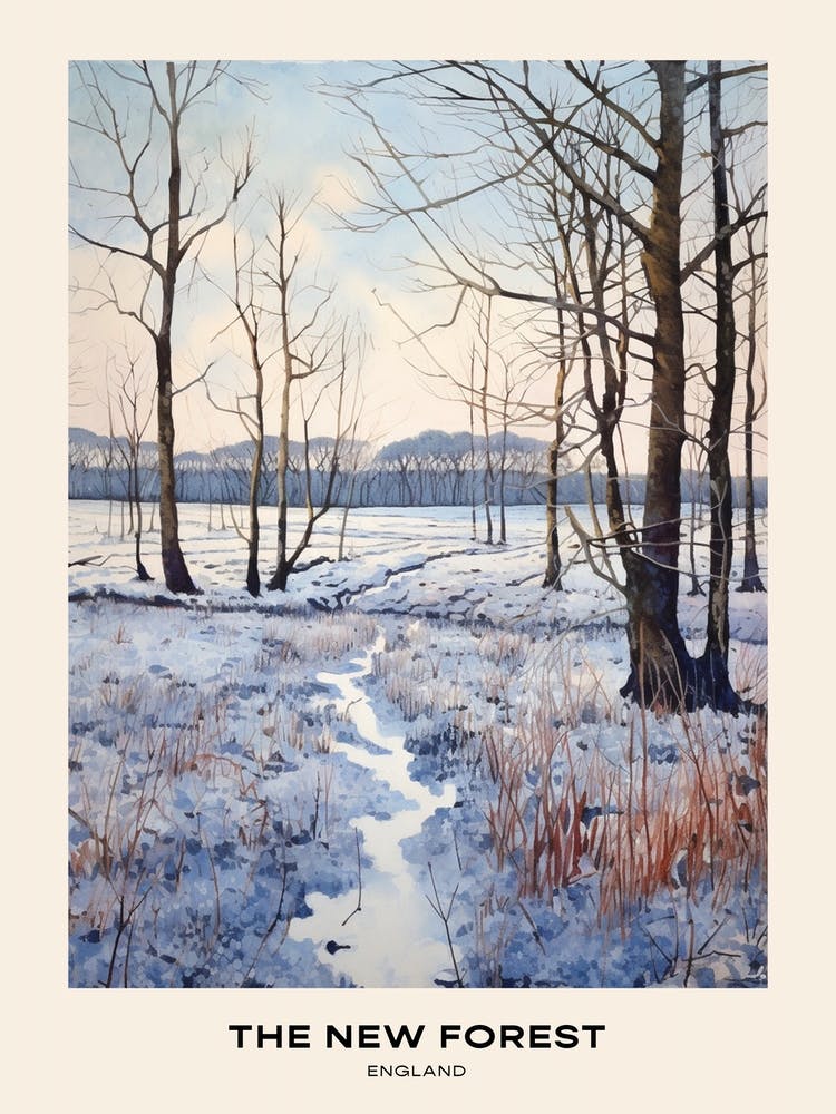 The New Forest England 3 Poster
