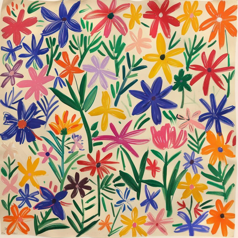 Floral Painting Matisse Style 5