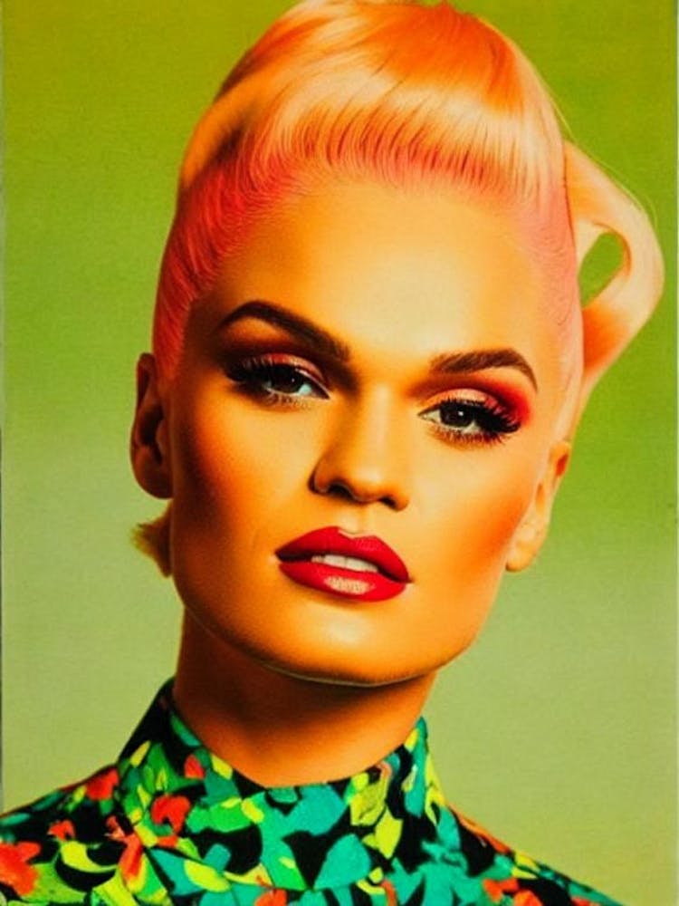 Jessie J 2 Colourful Pop Art