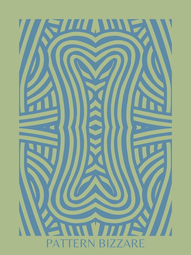 Blue Pattern Bizarre