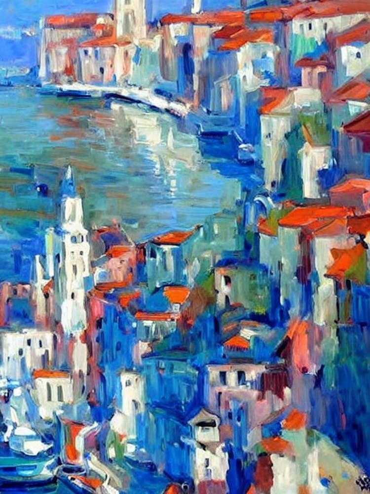 Port Of Trieste Italy Abstract Block harbour