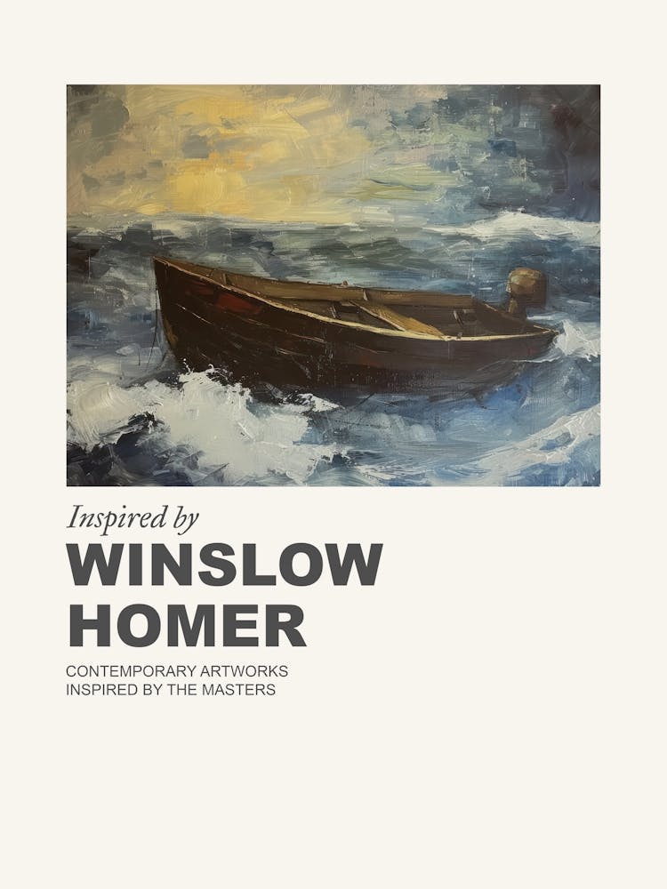 Museum Poster Inspired By Winslow Homer 2